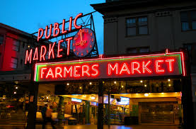 pikes place farmers market seattle