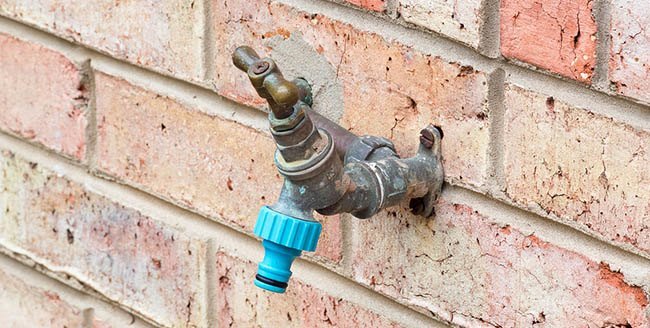 Garden Tap On The Wall