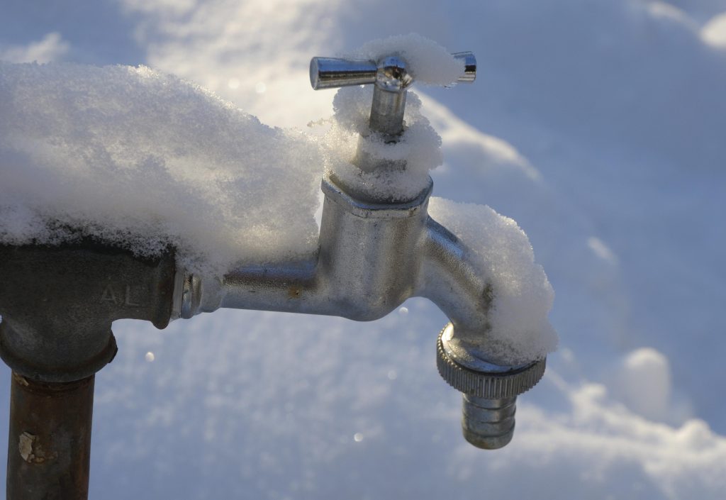 Frozen Pipe In Winter